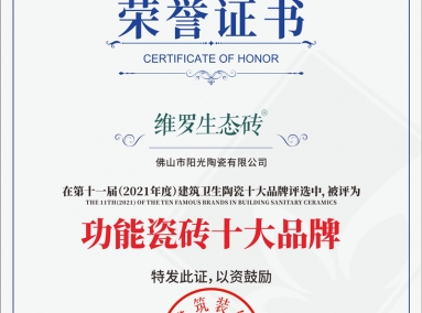 2021功能瓷磚十大品牌